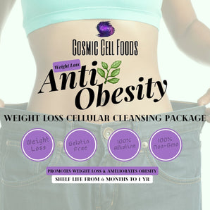 Anti-Obesity Weight Loss Cellular Cleanse Package | Natural Weight Loss | No Side Effects | Burn Fat Fast - The Cosmic Chef