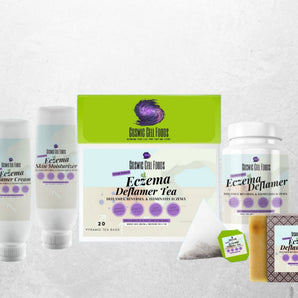 Eczema Deflammant & Removal Package | Natural & Alkaline | Eczema Relief - The Cosmic Chef