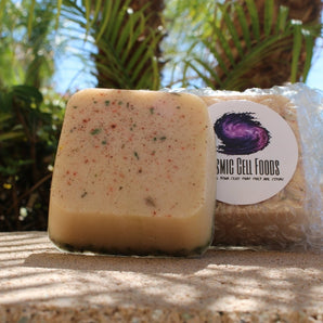 Iron Power Cocoa Butter Soaps - “Energize & Nourish the Skin and Blood Simultaneously” - LYE FREE - The Cosmic Chef