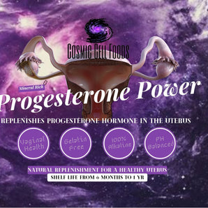 PROGESTERONE POWER - Replenishes Progesterone In The Uterus & Relieves Stress - The Cosmic Chef